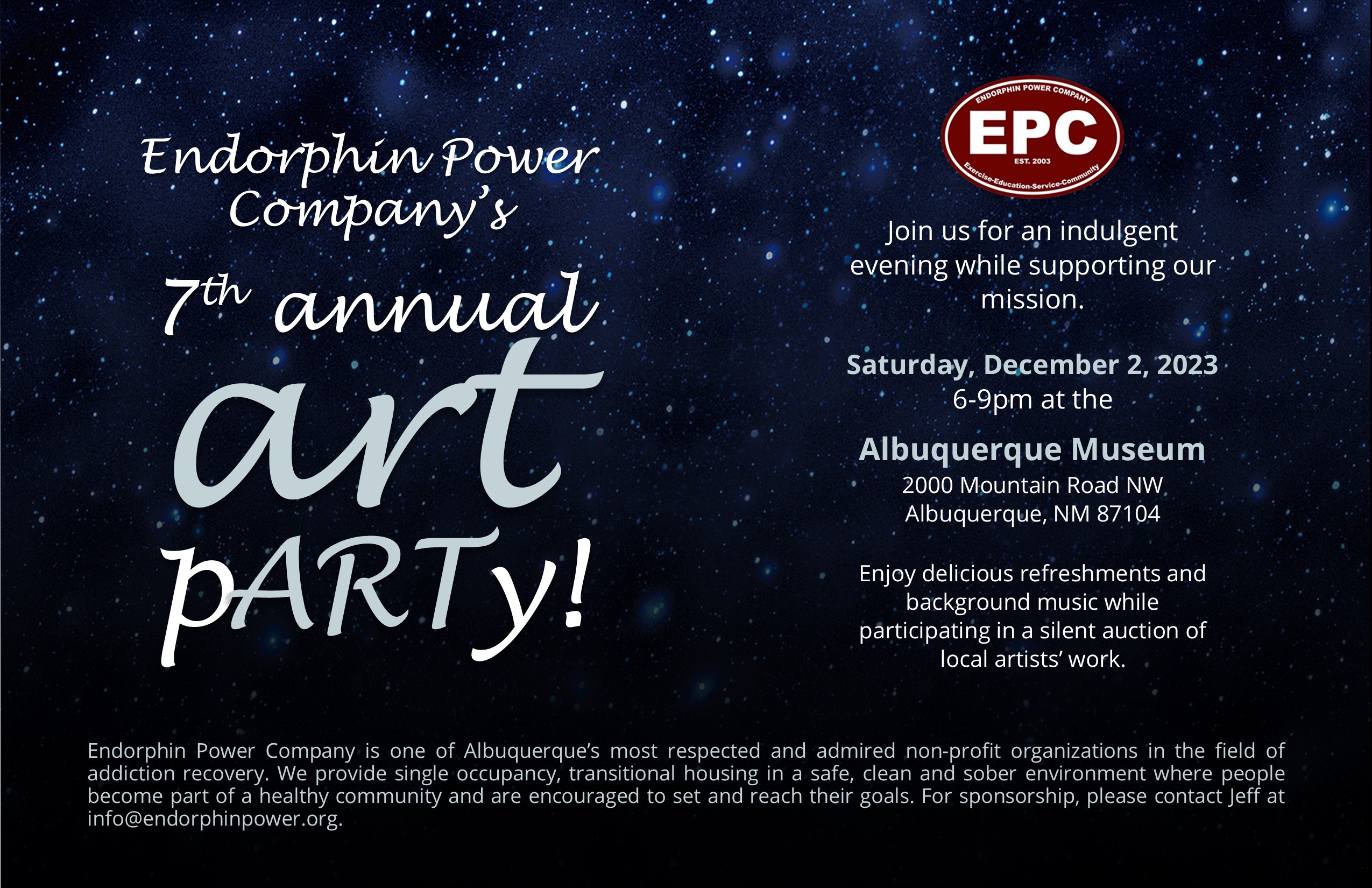 2023 Art pARTy Flyer 2023 Art pARTy Flyer